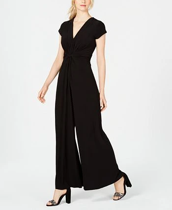 Vince Camuto Twist-Front Plunge Jumpsuit 2 Vince Camuto Twist-Front Plunge Jumpsuit - Image 2