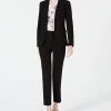 Bar III Women's Open-Front Jacket, Printed Blouse & Straight-Leg Pants, Created For Macy's