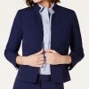 Anne Klein Star-Collar Open-Front Blazer