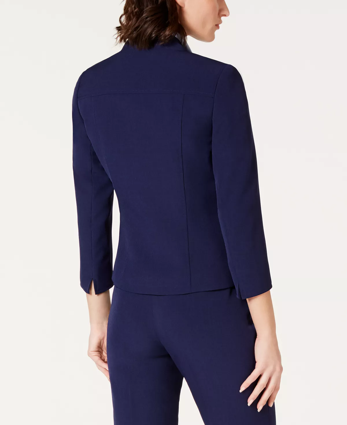 Anne Klein Star-Collar Open-Front Blazer 2 Anne Klein Star-Collar Open-Front Blazer - Image 2