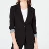 Bar III Women's One-Button Notch-Collar Blazer, Created For Macy's