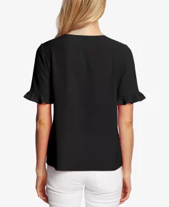 CeCe Ruffled-Sleeve Blouse -Anne Klein Sales Store 12734477 fpx