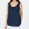Alfani Women's Sleeveless Scoop-Neck Blouse, Created For Macy's