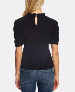CeCe Women's Puff-Sleeve Ruffled-Neck Top -Anne Klein Sales Store 13042495 fpx