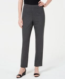 Karen Scott Port Pull-On Straight-Leg Pants, Created For Macy's