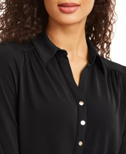 Charter Club Women's Knit Polo Shirt, Created For Macy's -Anne Klein Sales Store 14355661 fpx