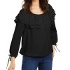 Michael Kors Ruffled Off-The-Shoulder Top, Regular & Petite Sizes