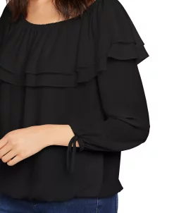 Michael Kors Ruffled Off-The-Shoulder Top, Regular & Petite Sizes -Anne Klein Sales Store 14384245 fpx