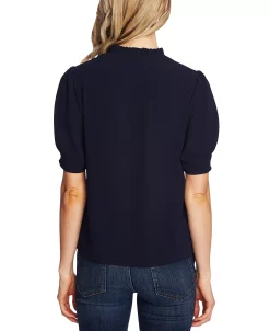 CeCe Ruffled V-Neck Tie Top -Anne Klein Sales Store 14412310 fpx