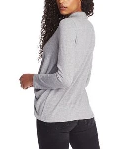 1.STATE Women’s Cross-Front Long Sleeve Cozy Knit Top -Anne Klein Sales Store 14633210 fpx