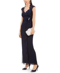 Connected Lace Column Gown -Anne Klein Sales Store 14806176 fpx