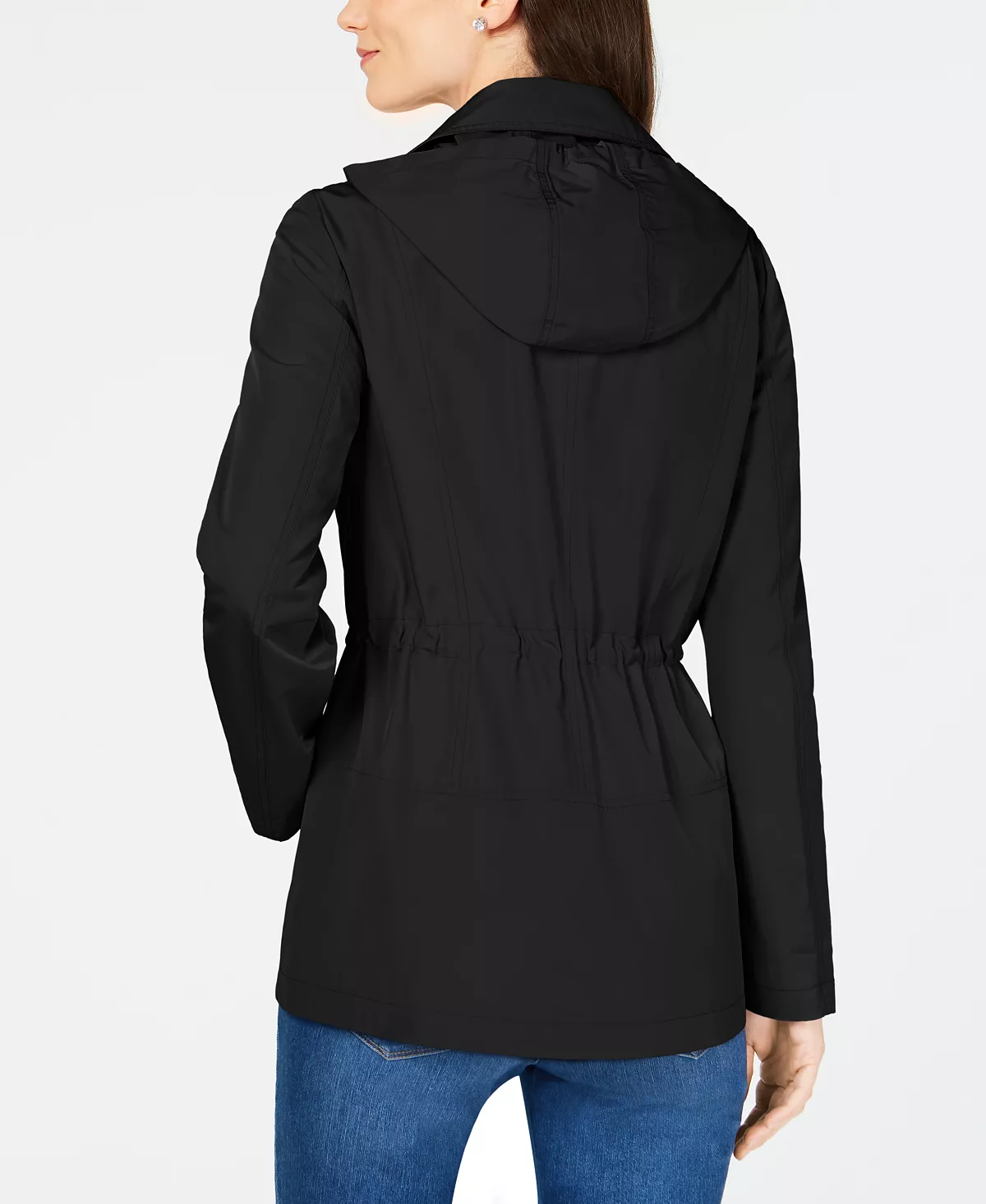 Charter Club Women's Water-Resistant Hooded Anorak Jacket, Created For Macy's 4 Charter Club Women's Water-Resistant Hooded Anorak Jacket, Created For Macy's - Image 4