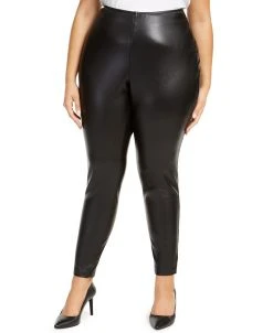 Vince Camuto Plus Size Faux-Leather Leggings