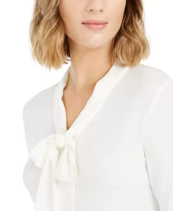 Charter Club Women's Tie Neck Top, Created For Macy's 11 Charter Club Women's Tie Neck Top, Created For Macy's -Anne Klein Sales Store 15184400 fpx