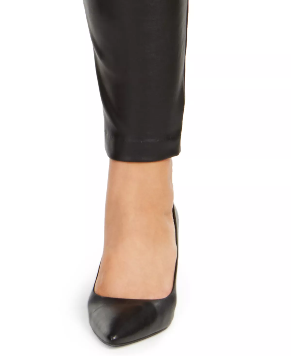 Vince Camuto Plus Size Faux-Leather Leggings 5 Vince Camuto Plus Size Faux-Leather Leggings - Image 5