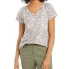 Style & Co Women's Printed V-Neck T-Shirt, Created For Macy's