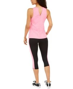 ID Ideology Women's Essentials Heathered Keyhole-Back Tank Top, Created For Macy's -Anne Klein Sales Store 16235500 fpx