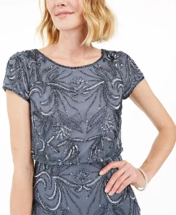 Adrianna Papell Beaded Gown -Anne Klein Sales Store 16339253 fpx