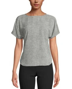 Anne Klein Mini-Dot Blouse