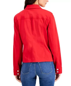 Charter Club Women's Denim Jacket, Created For Macy's -Anne Klein Sales Store 16955661 fpx