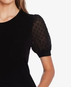 CeCe Puff-Sleeve Top -Anne Klein Sales Store 17248426 fpx