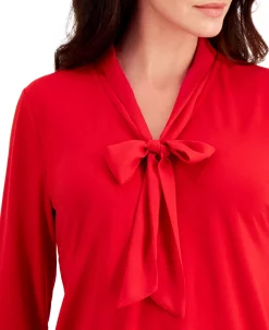 Charter Club Women's Tie Neck Top, Created For Macy's 10 Charter Club Women's Tie Neck Top, Created For Macy's -Anne Klein Sales Store 17729764 fpx