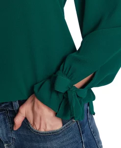 CeCe Tie-Cuff Top -Anne Klein Sales Store 17783265 fpx