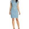 Adrianna Papell Embellished Overlay Dress