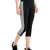 ID Ideology Women's Essentials Colorblocked Cropped Leggings, Created For Macy's