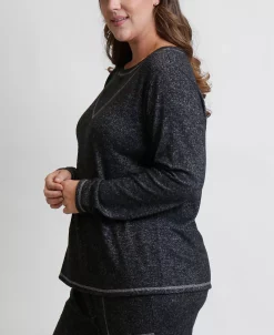 COIN 1804 Women's Plus Size Cozy Contrast Stitch Tee 8 COIN 1804 Women's Plus Size Cozy Contrast Stitch Tee -Anne Klein Sales Store 18436961 fpx