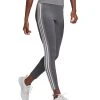 ADIDAS Women's 3-Stripe High-Waist Full Length Training Leggings