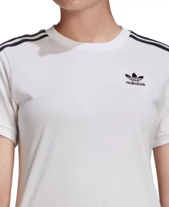 ADIDAS Women's Cotton 3 Stripes T-Shirt, XS-4X 19 ADIDAS Women's Cotton 3 Stripes T-Shirt, XS-4X -Anne Klein Sales Store 18514619 fpx