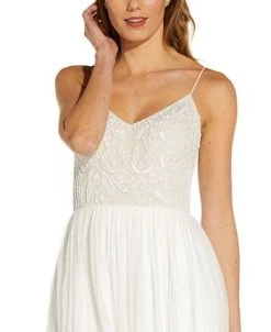 Adrianna Papell Beaded-Top Gown 7 Adrianna Papell Beaded-Top Gown -Anne Klein Sales Store 18551834 fpx