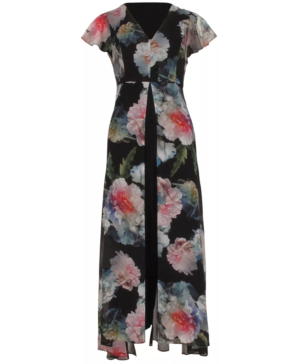 Adrianna Papell Floral Print Jumpsuit 3 Adrianna Papell Floral Print Jumpsuit - Image 3