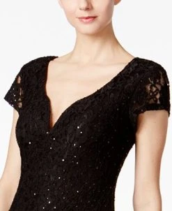 Connected Sequined Lace Column Gown -Anne Klein Sales Store 18737130 fpx