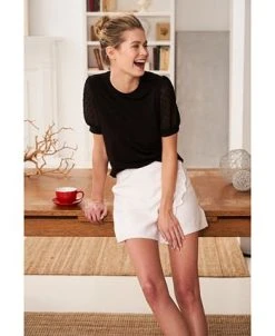 CeCe Puff-Sleeve Top -Anne Klein Sales Store 18953941 fpx