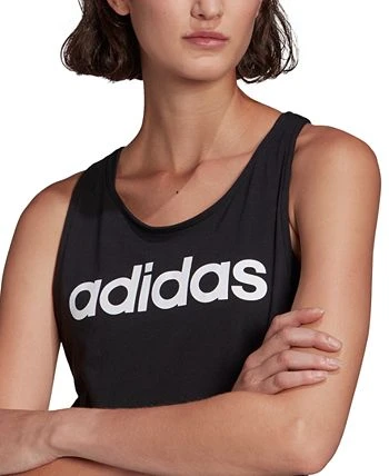 ADIDAS Women's Cotton Essentials Loose Logo Tank Top 2 ADIDAS Women's Cotton Essentials Loose Logo Tank Top - Image 2