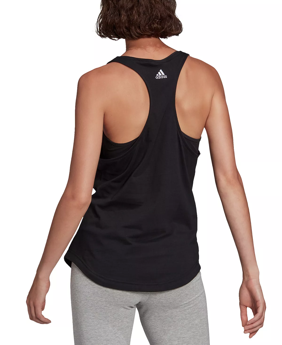 ADIDAS Women's Cotton Essentials Loose Logo Tank Top 4 ADIDAS Women's Cotton Essentials Loose Logo Tank Top - Image 4