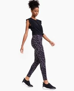 Style & Co Women's Printed Pull-On Leggings, Created For Macy's -Anne Klein Sales Store 19134323 fpx