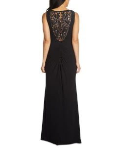 Adrianna Papell Embellished-Back Asymmetrical Gown -Anne Klein Sales Store 19271927 fpx