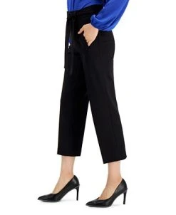 Bar III Women's Tie Front Capris Pants, Created For Macy's -Anne Klein Sales Store 19380184 fpx