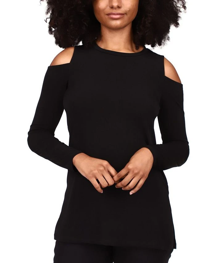Michael Kors Cold-Shoulder Top, Regular & Petite 1 Michael Kors Cold-Shoulder Top, Regular & Petite