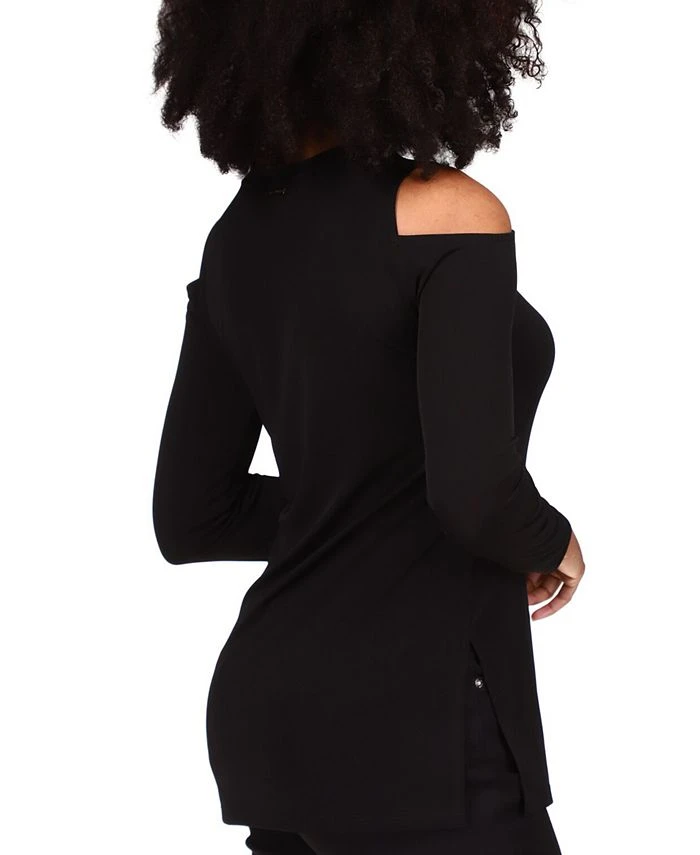 Michael Kors Cold-Shoulder Top, Regular & Petite 4 Michael Kors Cold-Shoulder Top, Regular & Petite - Image 4