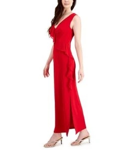 Connected Ascading Ruffle Maxi Dress 13 Connected Ascading Ruffle Maxi Dress -Anne Klein Sales Store 19467532 fpx