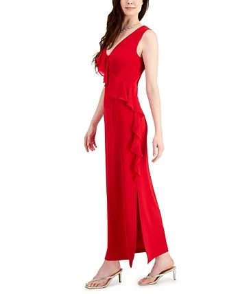 Connected Ascading Ruffle Maxi Dress 6 Connected Ascading Ruffle Maxi Dress - Image 6