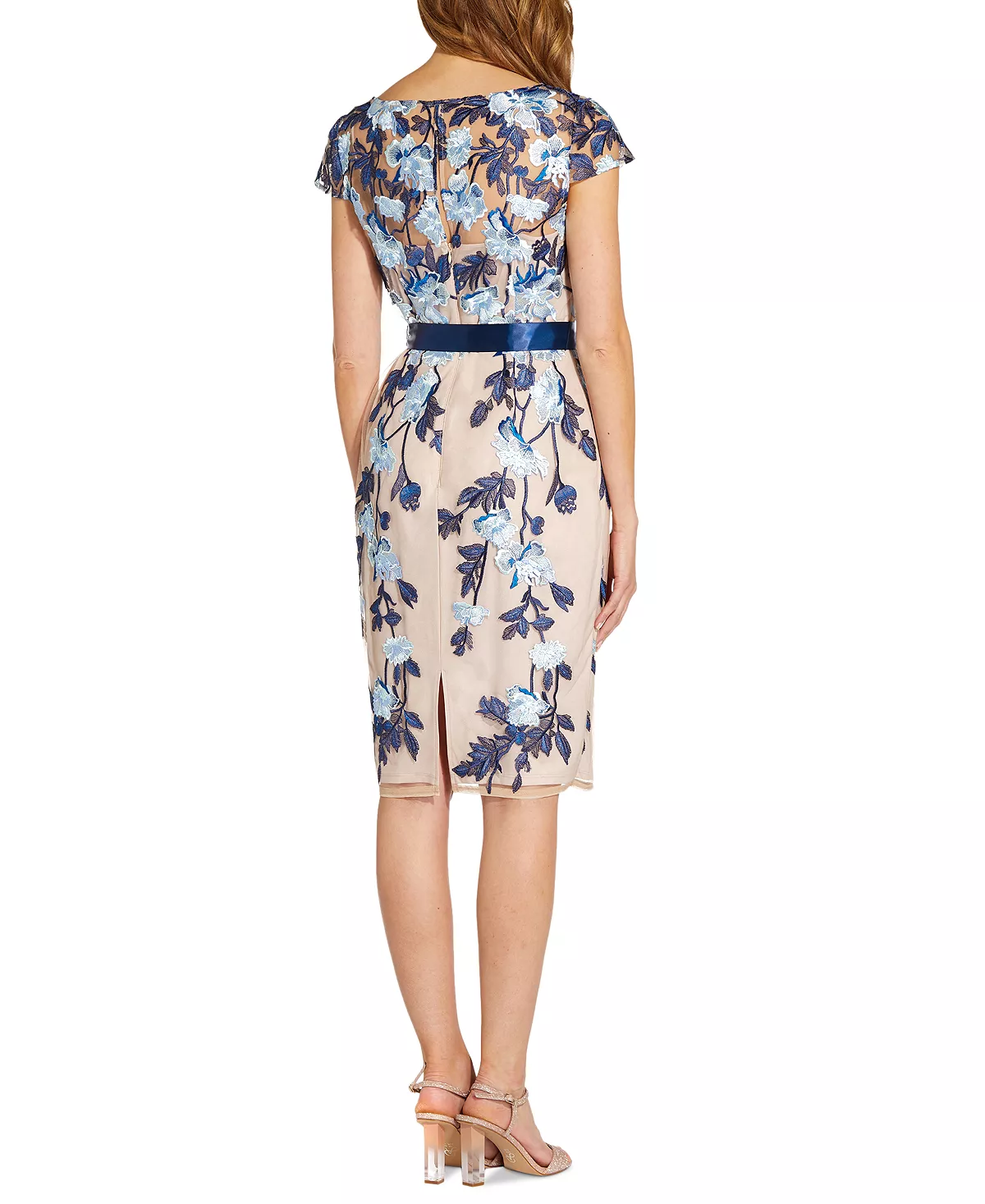 Adrianna Papell Embroidered Sheath Dress 2 Adrianna Papell Embroidered Sheath Dress - Image 2