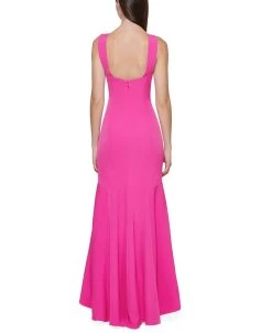 Vince Camuto -Neck High-Low Gown -Anne Klein Sales Store 19539536 fpx