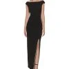Vince Camuto Side-Slit Gown