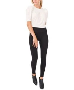 Vince Camuto Wide-Waistband Ponté-Knit Leggings -Anne Klein Sales Store 19547581 fpx