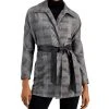 Anne Klein Printed Belted Jacket